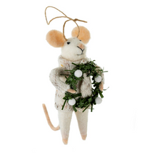 Load image into Gallery viewer, Holiday Mouse Ornament
