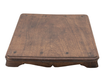 Load image into Gallery viewer, Found Wood Footed Pedestal Tray
