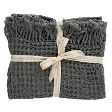Load image into Gallery viewer, Charcoal Waffle Hand Towel
