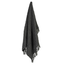 Load image into Gallery viewer, Charcoal Waffle Hand Towel
