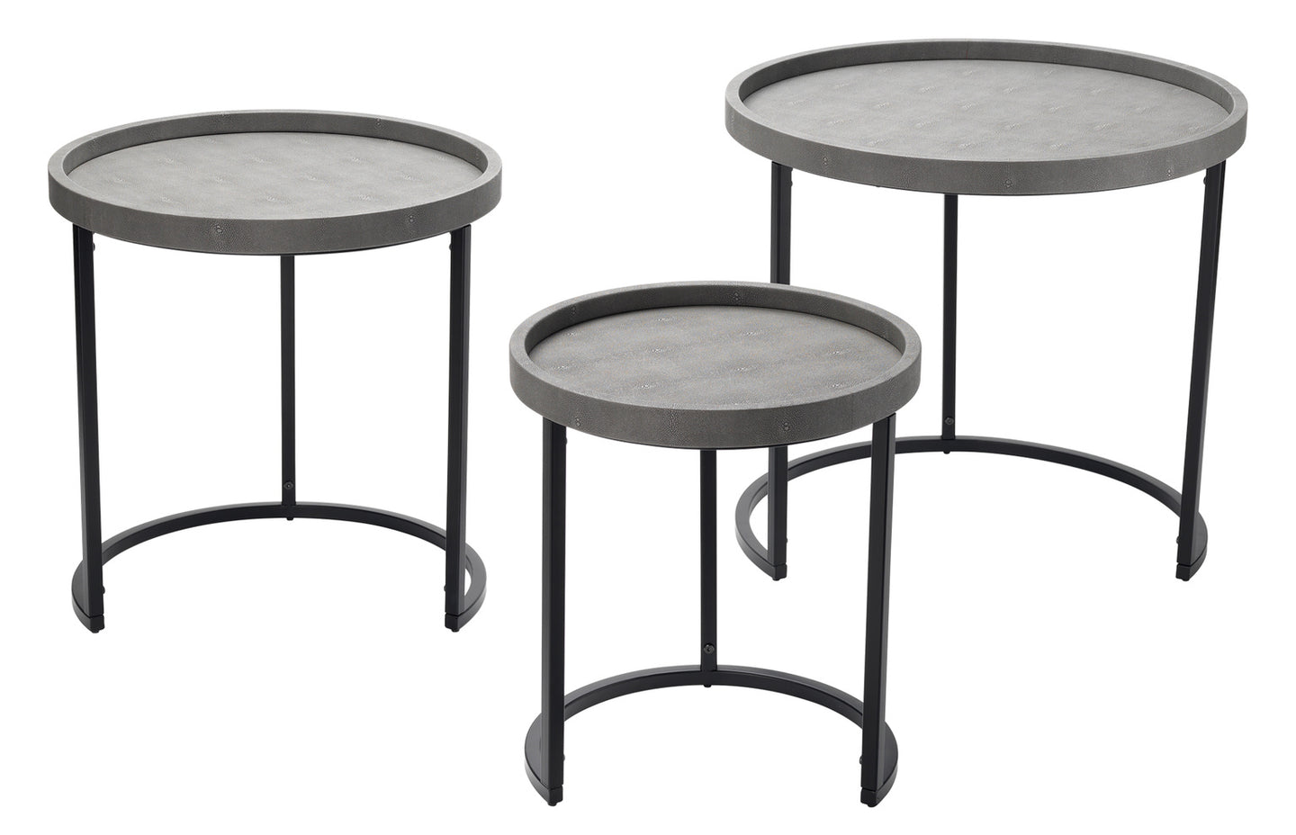 Grey Nesting Tables (set of 3)