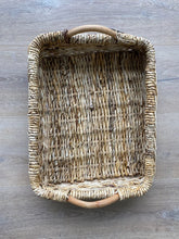 Load image into Gallery viewer, Rectangular Basket w/ Handles (Light Brown)
