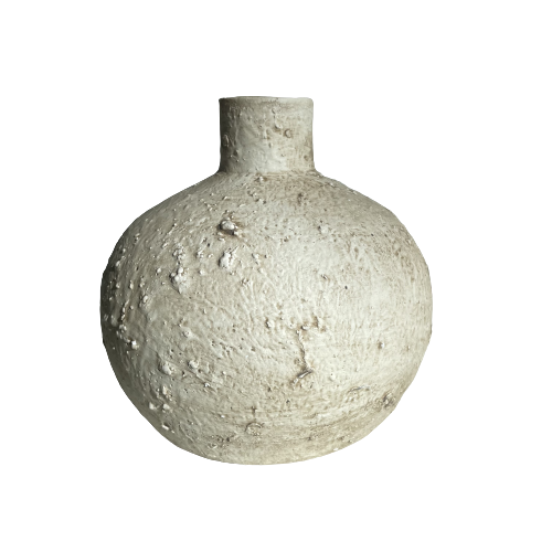 Handmade Rustic Round Vase