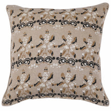 Load image into Gallery viewer, Mustard Floral Block Print Pillow
