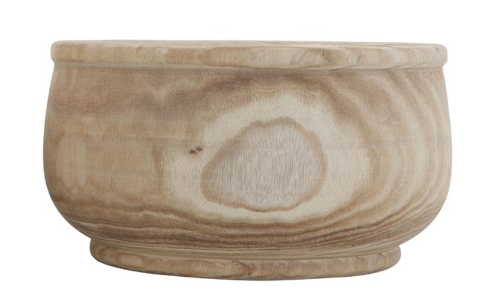 Wood Planter Bowl