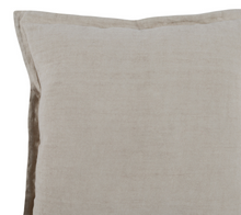 Load image into Gallery viewer, 22&quot; Sq. Natural Linen Pillow
