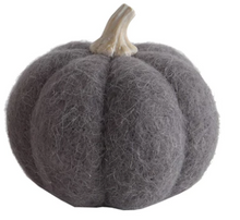 Load image into Gallery viewer, Wool Felt Pumpkin with Hard Stem

