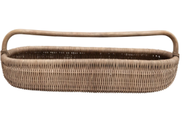 Rattan Basket Tray with Handle