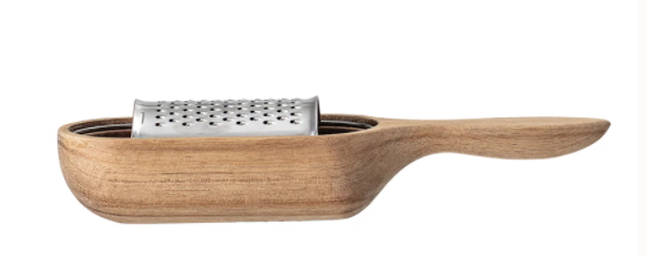 Wood & Steel Cheese Grater
