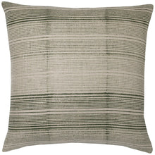Load image into Gallery viewer, Olive Striped Linen Pillow
