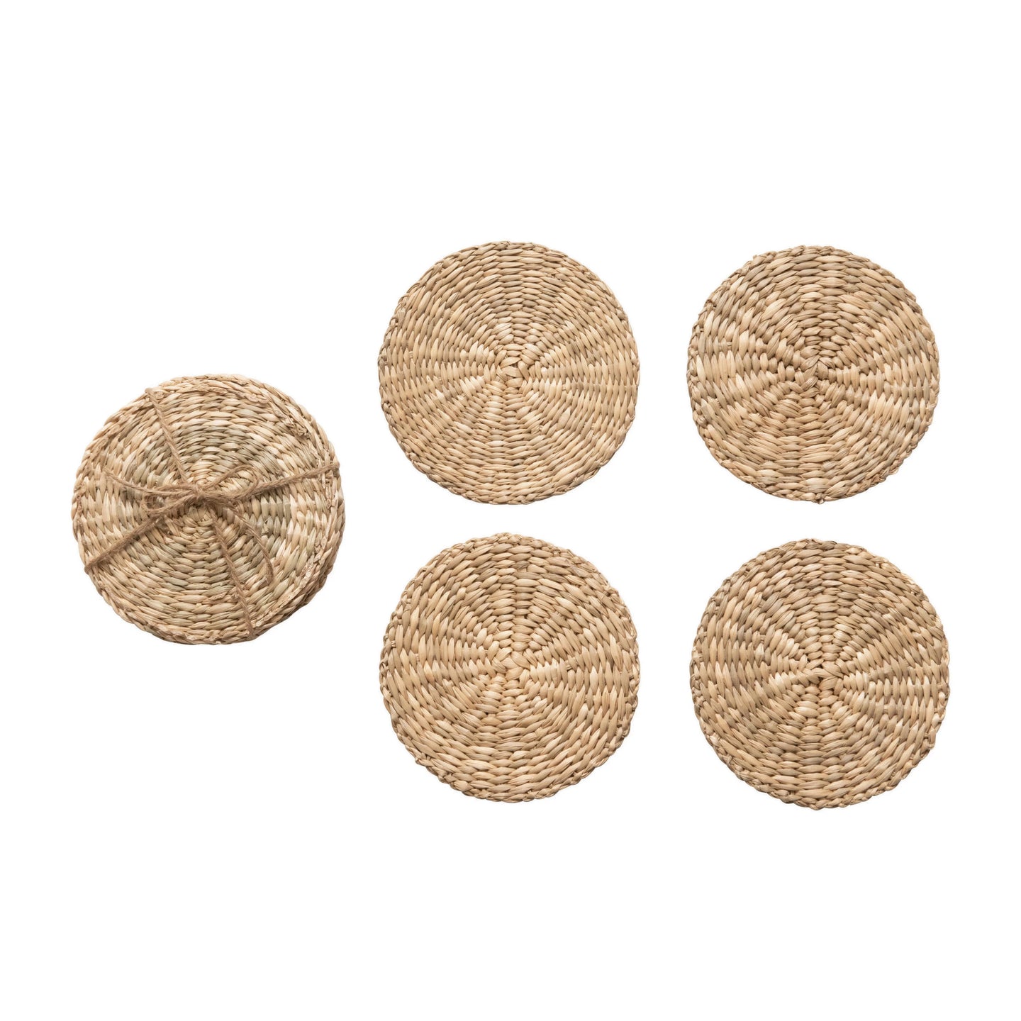 Natural Seagrass Coasters