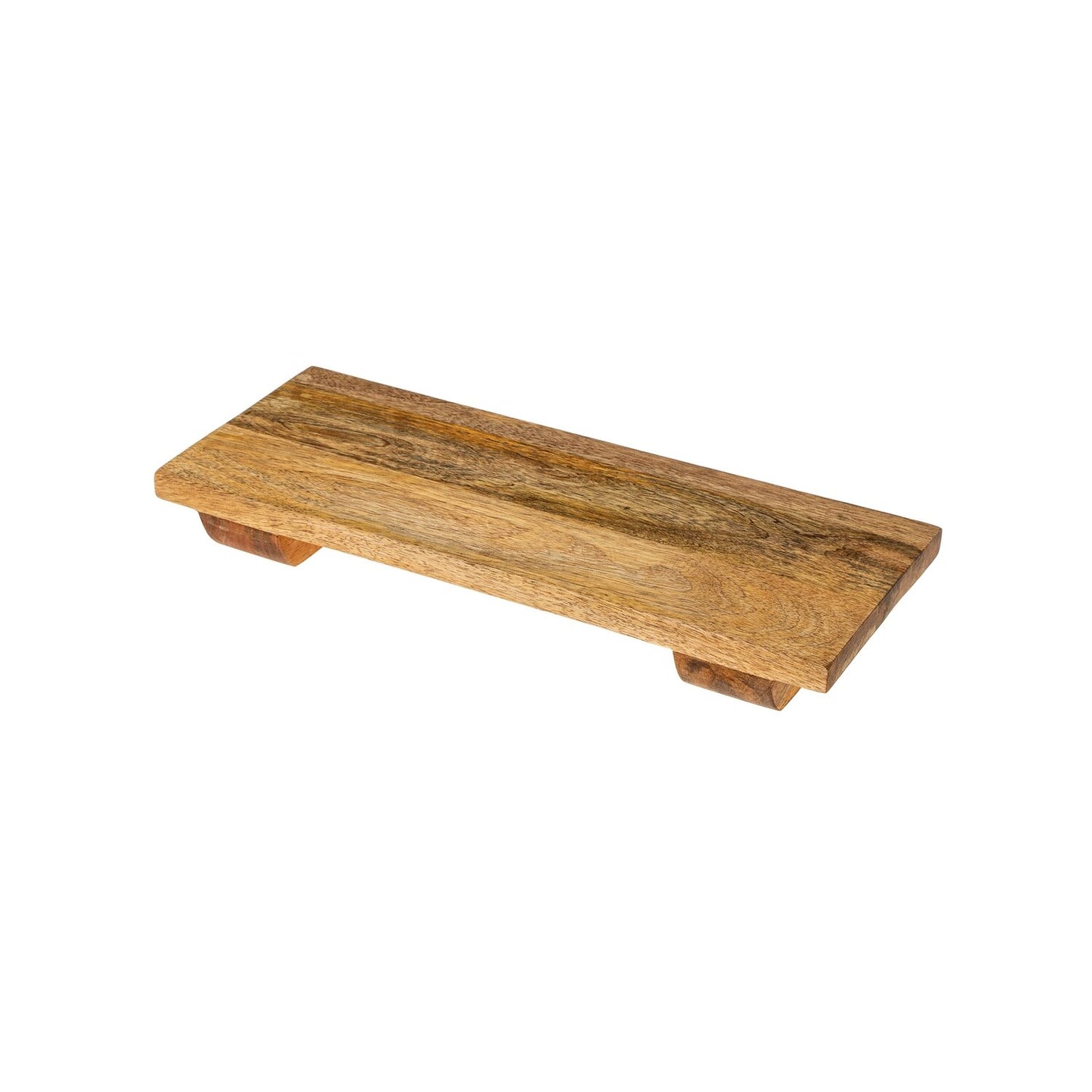 Footed Wooden Tray