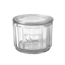 Load image into Gallery viewer, Corrugated Glass Salt Cellar

