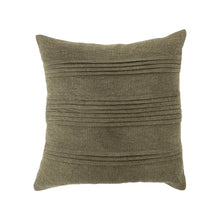 Load image into Gallery viewer, Moss Green Pleated Pillow
