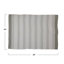 Load image into Gallery viewer, Striped Cotton Tablecloth
