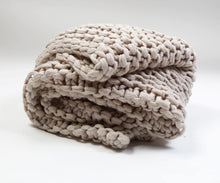 Load image into Gallery viewer, Hand Knitted Throw

