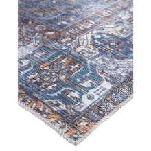 Load image into Gallery viewer, Oliver Blue &amp; Rust Area Rug
