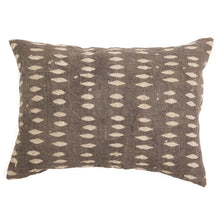 Load image into Gallery viewer, Brown &amp; Sand Block Print Pillow
